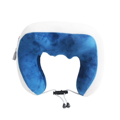 พรีเมียม U Shape Portable Trip Neck Pillow Multifunction ปรับความจําฟองนวดความร้อน