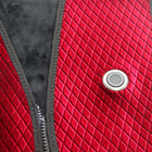 USB 5V Electric Heated Vest Jacket กราฟีนกันน้ำล้างทำความสะอาดได้