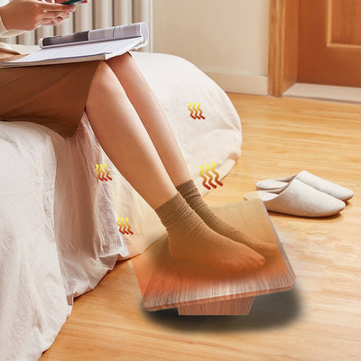 อิเล็กทรริก การทําความอบอุ่น ขาที่พัก หนอน ergonomic สําหรับเท้า ปรับอุณหภูมิ ขาที่อบอุ่น