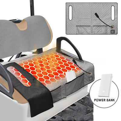 การป้องกันความร้อนเกิน Golf Heating Pad สําหรับรถกอล์ฟ คูชั่นที่นั่งที่ทําความร้อนของรถกอล์ฟ
