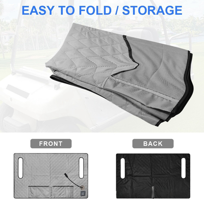 การป้องกันความร้อนเกิน Golf Heating Pad สําหรับรถกอล์ฟ คูชั่นที่นั่งที่ทําความร้อนของรถกอล์ฟ