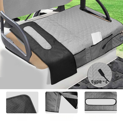 การป้องกันความร้อนเกิน Golf Heating Pad สําหรับรถกอล์ฟ คูชั่นที่นั่งที่ทําความร้อนของรถกอล์ฟ