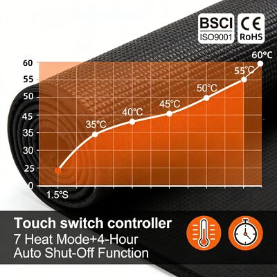 ปรับปรุงการป้องกันความร้อนเกิน แปดหมูที่ทําความร้อนด้วยการชาร์จไร้สายและที่พักแขนป้อม แปดหมูที่ทําความร้อนด้วยความรู้