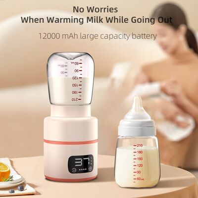 Cordless Baby Bottle Warmer Featuring Large Capacity And High Thermal Conversion Rate For Quick Heating Suitable For Travel