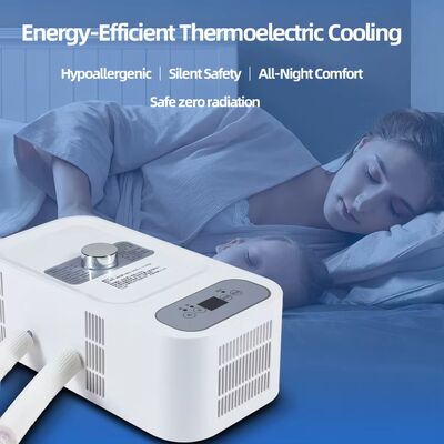 Luxury 600TC Bamboo Cotton Dual Zone Temperature Control Smart Bed Mat with Quiet Cooling and Gentle Warming System