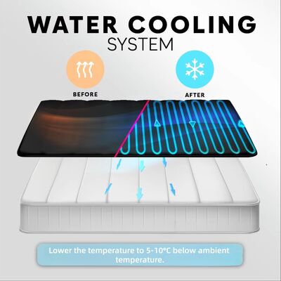 OEM Luxury 600TC Bamboo/Cotton Dual Zones Control Smart Bed Mat Warm and Safe Pod Cooled System