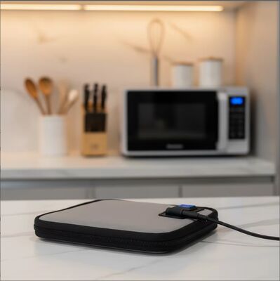 Custom Portable Sandwich Heating Bag USB Electric 12v Food Warmer for Car Household & Outdoor Use Eco-Friendly Travel Men Woman