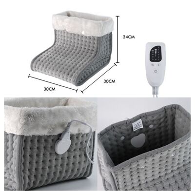 SHEERFOND พกพาฤดูหนาว USB แบตเตอรี่พลังงาน 220V สะดวกต่อสิ่งแวดล้อม โพลิเอสเตอร์ ปรับเทอร์โมสแตต