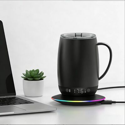 แบบพกพาดิจิตอลสไตล์แก้วกาแฟอุ่นอุณหภูมิควบคุมความร้อนด้วยตนเองโรงงานออกแบบ Development ความจุ 500ml