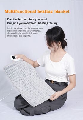 Electric Heated Pad practical heating furnishing for home office or bedside providing gentle heat to improve comfort levels