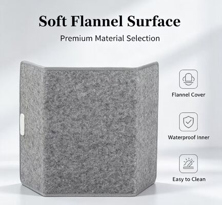 Electric Heated Foot Warmer Pad, Windproof Waterproof 3 Gear Temperature Control 53*97cm Customizable 220V Heating Foot Plate for Winter Home Office Use
