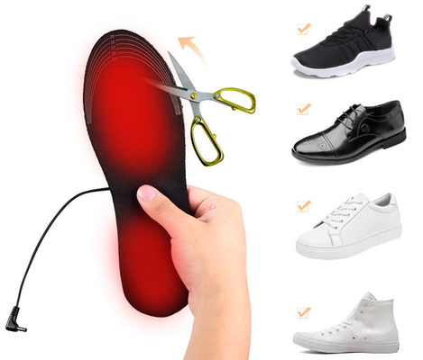 ODM รีโมทคอนโทรล Heated Insoles, OEM ไฟฟ้ากันน้ำ Heated Insoles