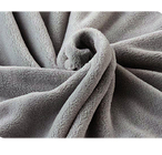 ODM แบตเตอรี่ผ้าห่มอุ่นผ้าห่มขนแกะนุ่มแบบพกพา ยูเอสบี พลังงานความร้อนโยนสีเทา