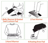 กระเป๋าอุ่นมือไฟฟ้า USB แผ่นทำความร้อนเบาะรองนั่งเก้าอี้ซักได้