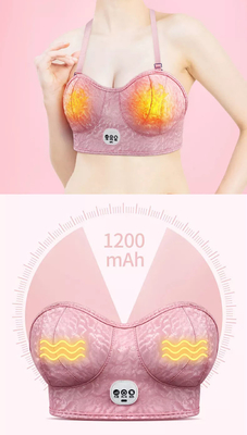 ยูเอสบี Electric Breast Massage Bra , ODM Electric Heated Bra วัสดุหนัง PU