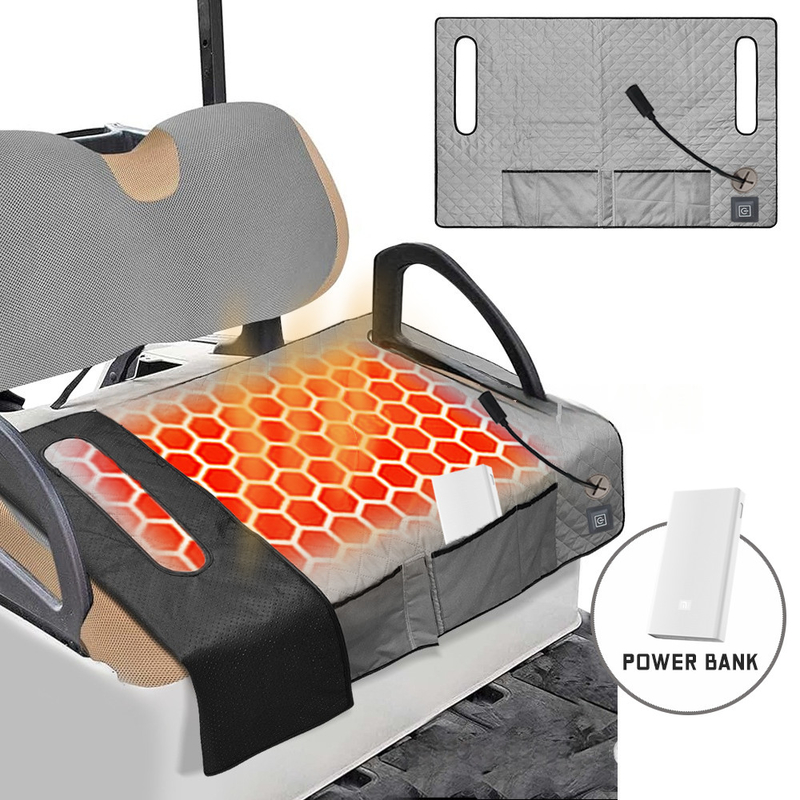 การป้องกันความร้อนเกิน Golf Heating Pad สําหรับรถกอล์ฟ คูชั่นที่นั่งที่ทําความร้อนของรถกอล์ฟ