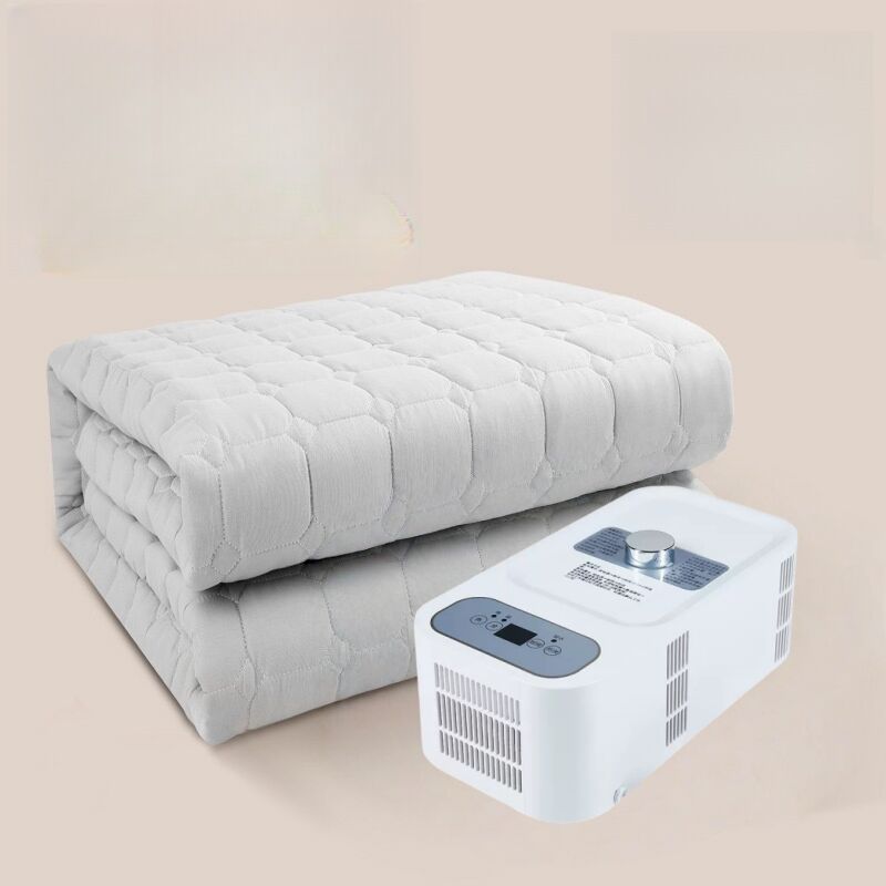 Luxury 600TC Bamboo Cotton Dual Zone Temperature Control Smart Bed Mat with Quiet Cooling and Gentle Warming System