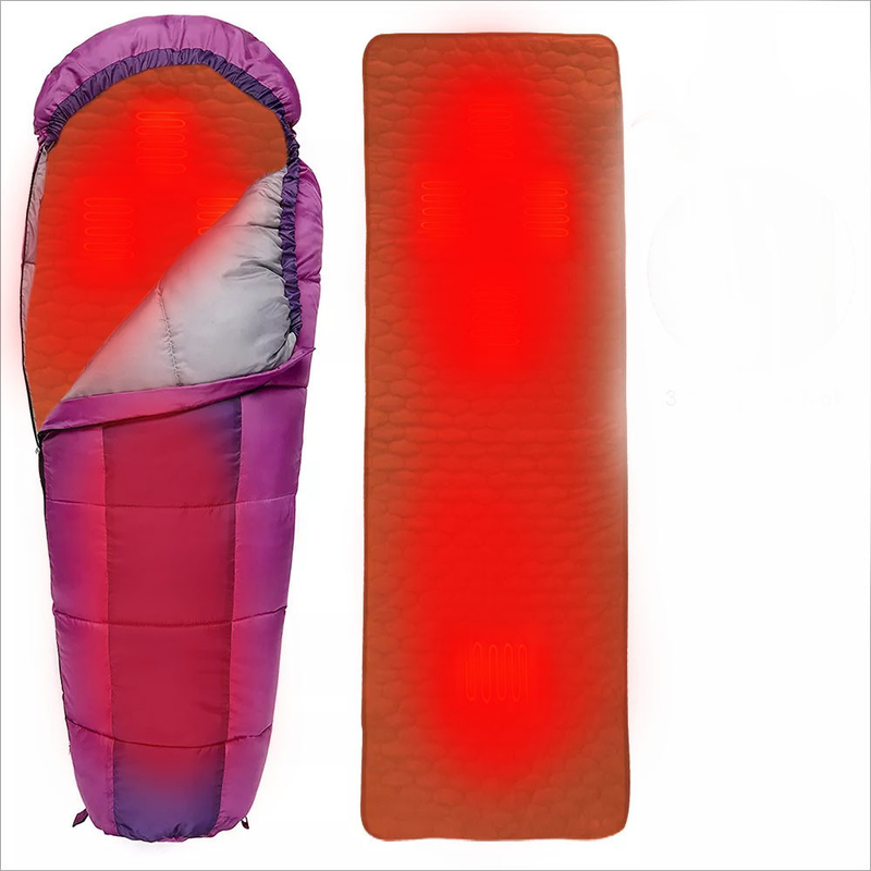 การป้องกันความร้อนสูงเกินไป ยูเอสบี ถุงนอนอุ่นสำหรับปิกนิกขนาด 198 × 19 ซม. OEM