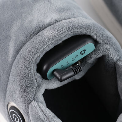 สีเทา usb เครื่องทําความอบอุ่นเท้าไฟฟ้า 110V การตั้งค่าอุณหภูมิที่ปรับได้